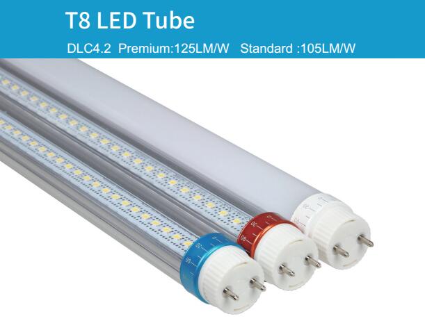 Toppo AC100-277V UL T8 Tube PC Cover Isolating Bulit-in Driver G13 End Cap Ring 5 years warranty