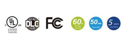 Toppo AC100-277V UL T8 Tube PC Cover Isolating Bulit-in Driver G13 End Cap Ring 5 years warranty